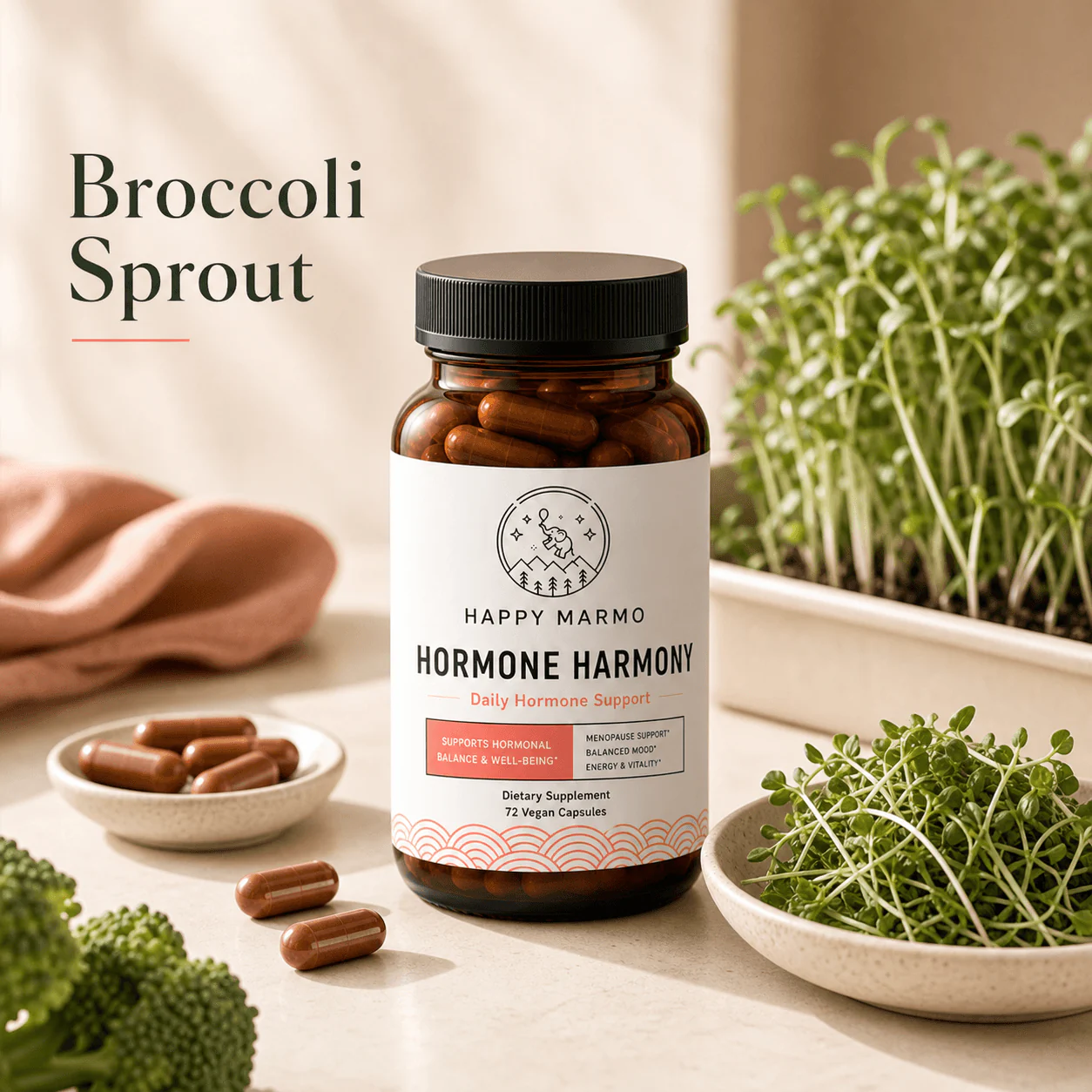Happy Marmo ingredient card for Broccoli Sprout